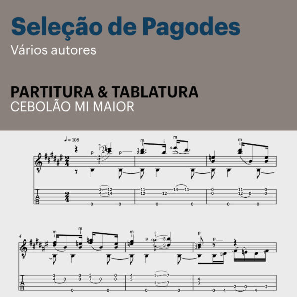 Seleção de pagodes de viola